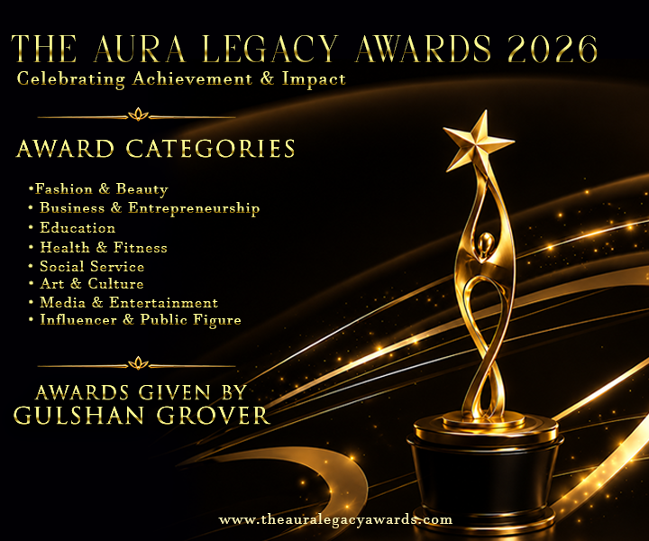 The Aura Legacy Awards 2026 award categories and trophy